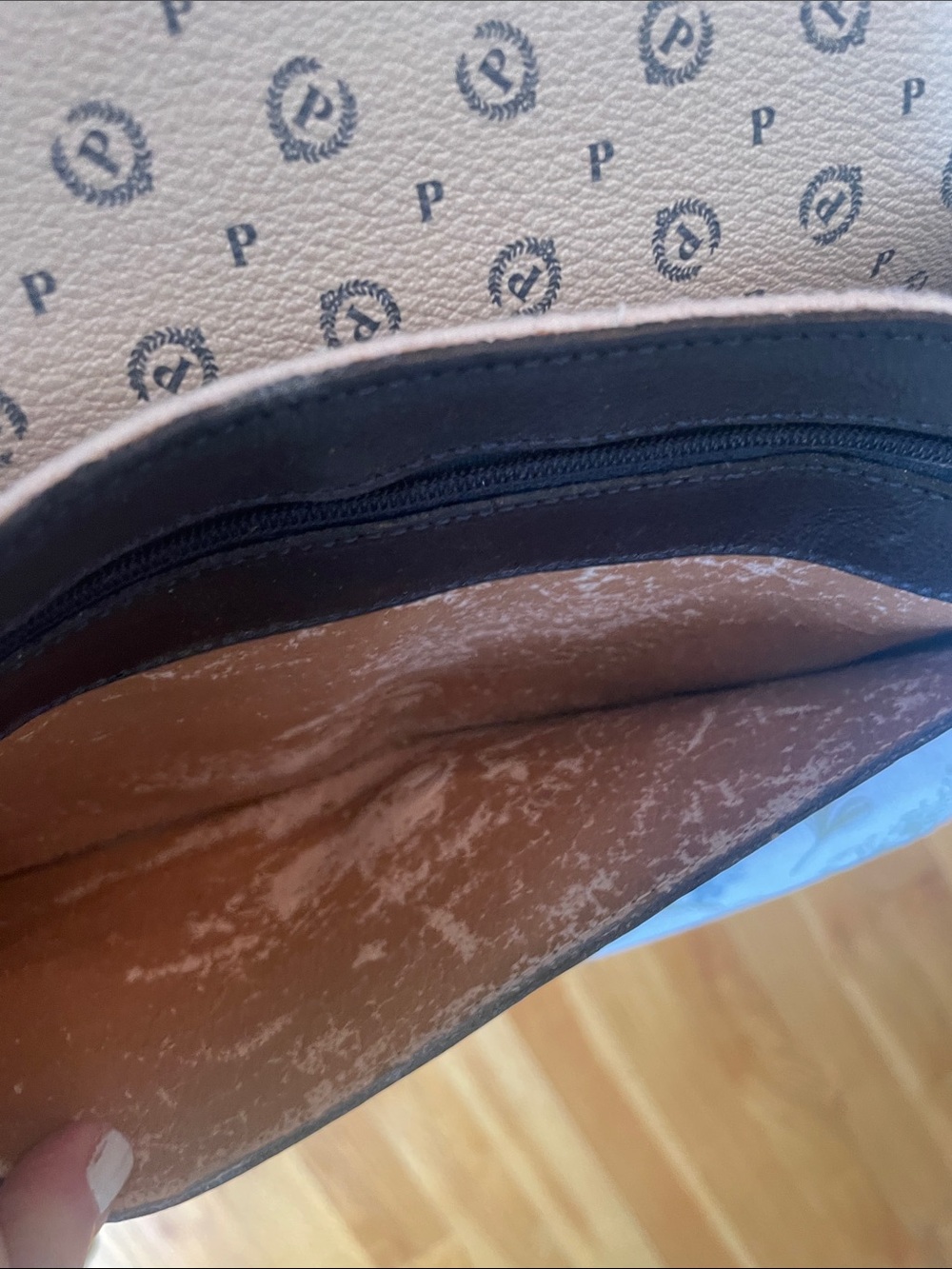 Pollini Monogram Print Shoulder/Crossbody Bag ๐ฎ๐น Made in Italy - Picture 14 of 16